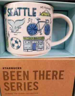 Seattle Been There Series Starbucks 14 Oz Mug Collectable Seahawks - Sold on eBay Aug, 29th 2018 for $16.50