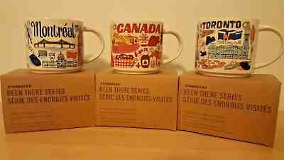 Starbucks Been There Series MONTREAL, TORONTO AND CANADA (3MUGS) Set NWT - Sold on eBay Aug, 29th 2018 for $77.00