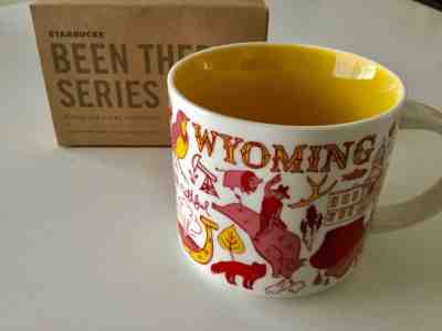 NWT 2018 Starbucks Wyoming Been There Series Collection 14 Oz Ceramic Cup Mug - Sold on eBay Aug, 28th 2018 for $50.99