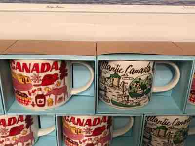 Starbucks Been There Atlantic Canada and Canada 14 oz Mugs - Sold on eBay Aug, 25th 2018 for $59.95