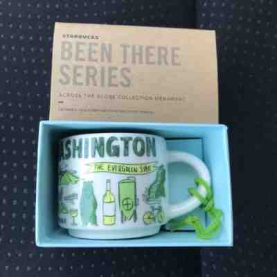 NEW! Starbucks Washington Been There Cup Mini Ornament espresso demitasse mug - Sold on eBay Aug, 24th 2018 for $20.00