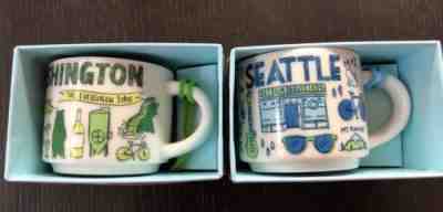 New Release Starbucks Been There Series Seattle and Washington State Ornaments!! - Sold on eBay Aug, 24th 2018 for $34.00