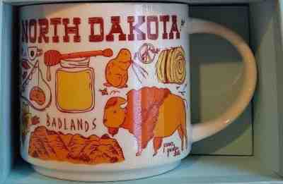 Starbucks Been There North Dakota - RARE - MIB - FREE SHIPPING