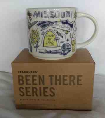 NEW Starbucks Been There Series Missouri Coffee Mug 14 oz Collectible State Cup  - Sold on eBay Aug, 20th 2018 for $26.99