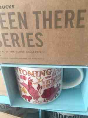 NEW 2018 Starbucks Wyoming Been There Series Collection 14 Oz Ceramic Cup Mug - Sold on eBay Aug, 20th 2018 for $51.00