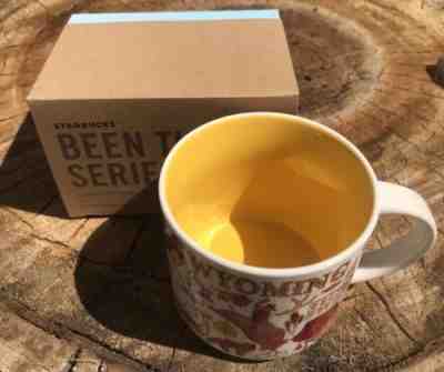 NEW 2018 Starbucks Wyoming Been There Series Collection 14 Oz Ceramic Cup Mug - Sold on eBay Aug, 20th 2018 for $60.00