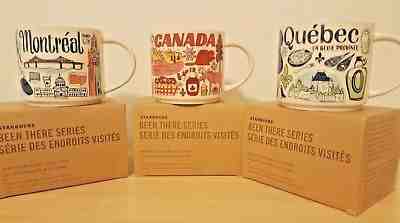 Starbucks Been There Series MONTREAL, QUEBEC AND CANADA (3MUGS) Set NWT - Sold on eBay Aug, 19th 2018 for $72.00