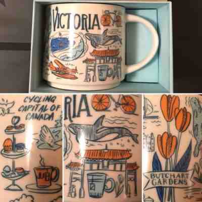 NEW! Starbucks Been There Victoria BC Canada Coffee Cup City collectors mug - Sold on eBay Aug, 19th 2018 for $39.00