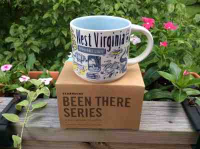 NWTIB Starbucks 2018 West Virginia “Been There Series” 14 oz Collectible Mug - Sold on eBay Aug, 18th 2018 for $43.00