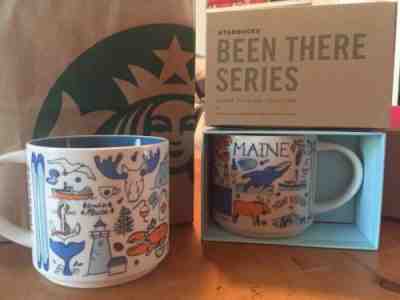 Pair Starbucks Been There Series Mugs!!! - Maine