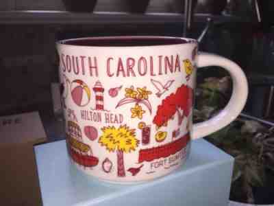 NEW Starbucks South Carolina Coffee Mug Been There Series in Original Box  - Sold on eBay Aug, 11th 2018 for $44.00