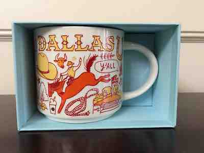 Starbucks Been There Series Across the Globe Collection Dallas Coffee Mug 14 oz - Sold on eBay Aug, 8th 2018 for $36.00
