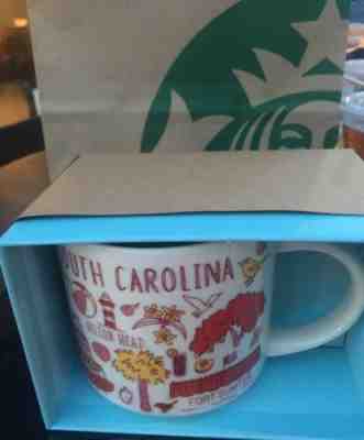 Starbucks South Carolina Coffee Mug Been There Series  Fort Summer Hilton Head - Sold on eBay Aug, 8th 2018 for $37.50