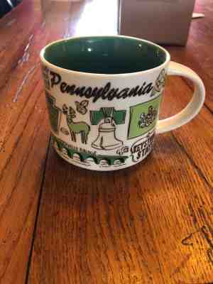 Starbucks "Been There Series" Coffee Cup Mug YAH - Pennsylvania - Sold on eBay Aug, 6th 2018 for $29.88