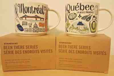 Starbucks Been There Series MONTREAL AND QUEBEC (2MUGS) Set NWT - Sold on eBay Aug, 6th 2018 for $62.00