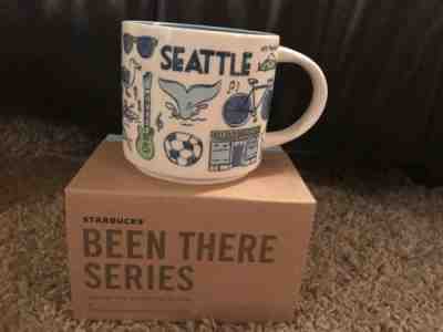 2017 Starbucks Been there series Collection Seattle Coffee Mug across the globe - Sold on eBay Aug, 6th 2018 for $20.00