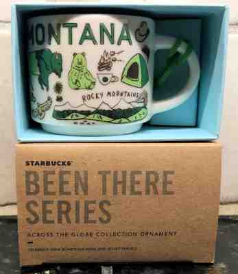 Starbucks 2018 Montana Been There Series MT Mini Espresso Mug 2oz Ornanment - Sold on eBay Nov, 2nd 2018 for $21.99