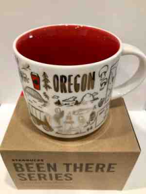 Oregon State Starbucks Been There Series Mug Holiday Christmas Red Gold New! - Sold on eBay Nov, 3rd 2018 for $27.99