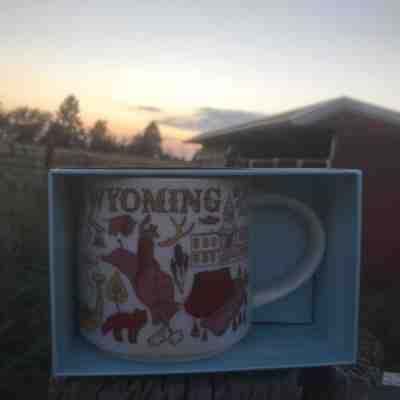 SALE 2018 Starbucks Wyoming Been There Series Collection 14 Oz Ceramic Cup Mug - Sold on eBay Nov, 3rd 2018 for $35.00