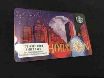 Starbucks Card Houston 2018 Rare HTF Skyscrapers unswiped - Sold on eBay Nov, 4th 2018 for $9.97