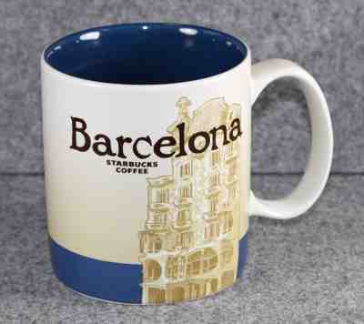 Barcelona Spain Starbucks Global Icon Mug Retired Excellent Hard to Find! 