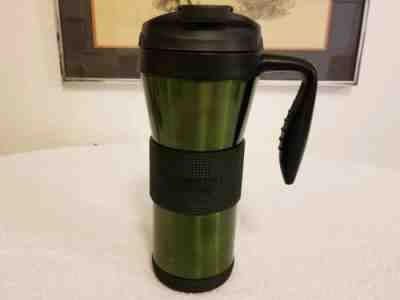 Starbucks 2009 Stainless Steel Green Miller Tumbler, 16 oz. Hard to find color! - Sold on eBay Nov, 3rd 2018 for $24.99