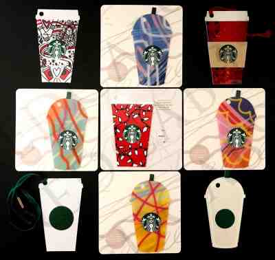 NEW Starbucks Mini Cup Gift Cards Lot of 9 + PSL Mini Card MINT HTF - Sold on eBay Nov, 1st 2018 for $19.99