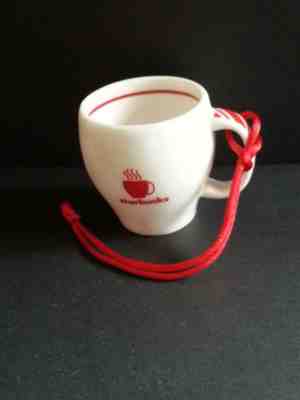 Starbucks 2003 Mini-Cup Christmas Ornament with Embossed Snowflakes - HTF - Sold on eBay Oct, 23rd 2018 for $12.99