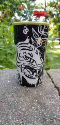 HTF Starbucks Fall White TIGER 2018 Double Walled Ceramic Mug - Sold on eBay Oct, 23rd 2018 for $23.99