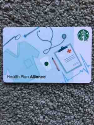 VERY RARE & HTF Starbucks Card HEALTH PLAN ALLIANCE 2015 Gift Card - Sold on eBay Oct, 21st 2018 for $5.00