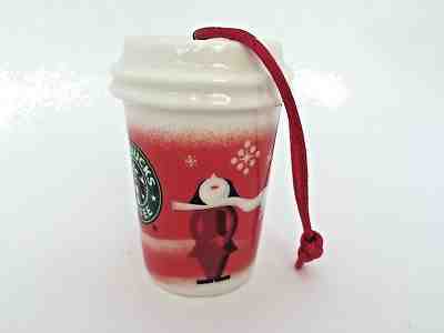 Starbucks Christmas Tree Holiday Ornament Girl Snowflakes  2010 To-Go Cup HTF - Sold on eBay Oct, 21st 2018 for $28.00