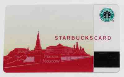 SCARCE HTF - Starbucks 2009 MOSCOW CITY SCENE RUSSIA  Card 7280  RARE Beautiful  - Sold on eBay Oct, 20th 2018 for $100.00