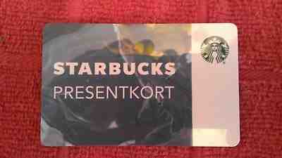 VERY Limited & HTF! STARBUCKS HOT Gift Card from SWEDEN PRESENTKORT US Seller - Sold on eBay Oct, 18th 2018 for $17.33