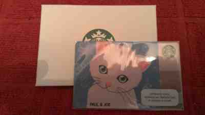 HTF! STARBUCKS INDONESIA 2018 Co-Branded Paul & Joe Gift Card w/Sleeve US Seller - Sold on eBay Oct, 18th 2018 for $4.88
