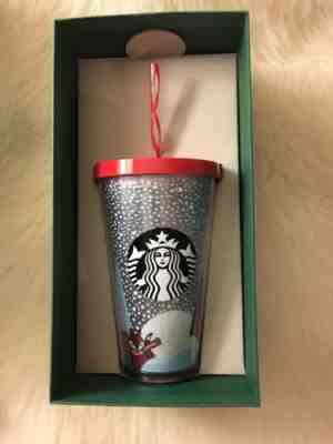 New STARBUCKS FOX Cold Cup 16 oz. Limited Edition Holiday 2016 Hard To Find - Sold on eBay Oct, 18th 2018 for $25.00