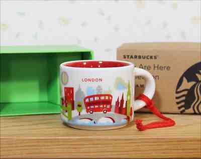 HTF Starbucks You Are Here  ornament  LONDON  / YAH / 2oz, 59ml - Sold on eBay Oct, 17th 2018 for $59.99