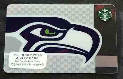 2017 Seattle Seahawks Starbucks Giftcards Collectible HTF OOP !! - Sold on eBay Oct, 17th 2018 for $22.22