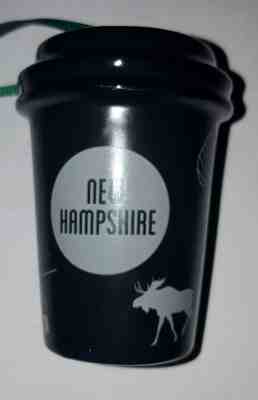 HTF Starbucks Coffee NEW HAMPSHIRE  Holiday Christmas State Ornament 2017 new - Sold on eBay Oct, 16th 2018 for $19.99