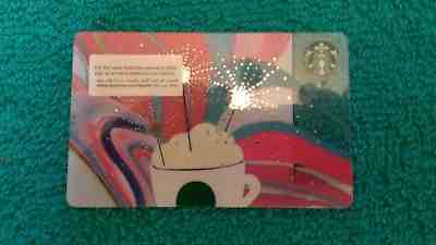 STARBUCKS Kuwait Happy Birthday Out of Print Gift Card Very HTF MINT US Seller  - Sold on eBay Oct, 16th 2018 for $4.88