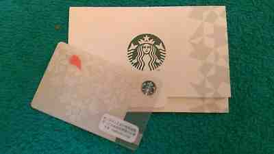 RARE & HTF! STARBUCKS Japan ONLINE Only Ceremony Gift Card w/Sleeve US Seller - Sold on eBay Oct, 16th 2018 for $5.22