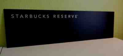 ????Starbucks Reserve Metal Sign, Seattle Location very rare and hard to find!! ???? - Sold on eBay Oct, 15th 2018 for $73.00