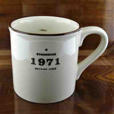 NEW 2010 Starbucks Brewing Since 1971 Coffee Mug 12 Oz. Rare & Hard to Find - Sold on eBay Oct, 15th 2018 for $24.95