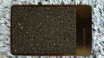 Starbucks 2015 Espresso Swarovski Rare Limited Edition METAL Card ($0 Balance) - Sold on eBay Oct, 3rd 2018 for $280.00