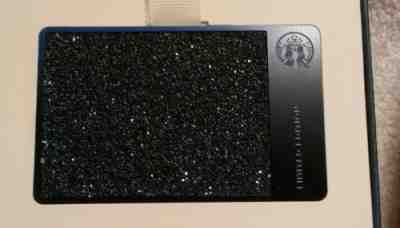 Starbucks 2015 Blue Swarovski Rare Limited Edition METAL Card NIB  $0 Balance  - Sold on eBay Sep, 9th 2018 for $299.00