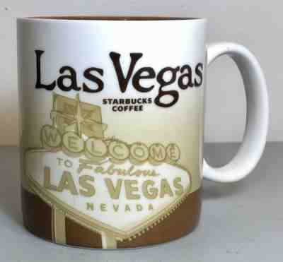 Starbucks Global City Icon Collector Series Las Vegas 16 oz. Coffee Cup~Mug 2009 - Sold on eBay Nov, 3rd 2018 for $9.75