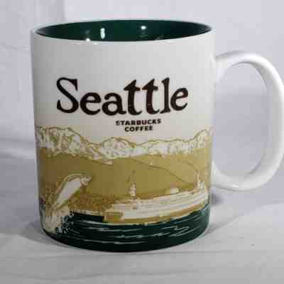 Starbucks Coffee Seattle Mug Global Icon Collector Series 2009 16 Oz - Sold on eBay Nov, 2nd 2018 for $35.14