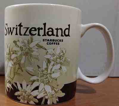 Starbucks Switzerland 2014 Global Icon Collector Series 16 oz Coffee Mug / Cup - Sold on eBay Nov, 2nd 2018 for $32.49