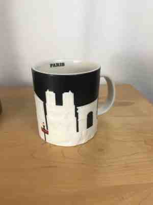 Starbucks Paris Relief Mug 2011 Coffee Embossed Series Global Icon City 16 oz - Sold on eBay Nov, 1st 2018 for $39.99