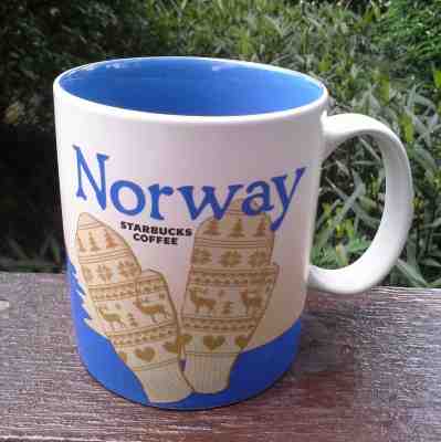 Original Starbucks NORWAY Mug 16 oz Series 2016 Global City Icon DISCONTINUED - Sold on eBay Oct, 31st 2018 for $32.50