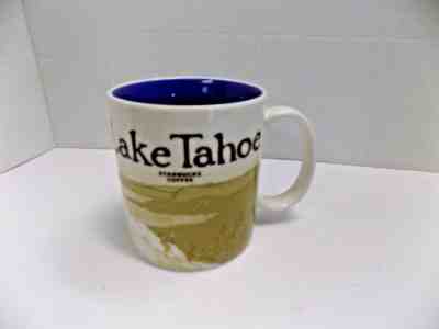 STARBUCKS COFFEE MUG LAKE TAHOE 16 OZ GLOBAL ICON COLLECTOR SERIES NEW 2012 - Sold on eBay Oct, 30th 2018 for $27.00